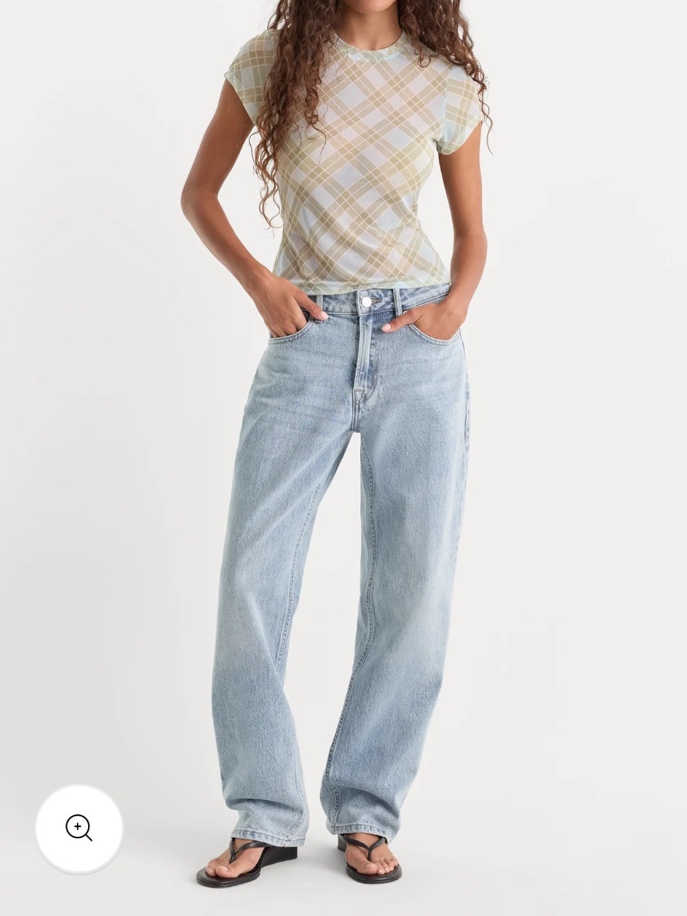 Good American Good Petite 90s Jeans in color Indigo1257